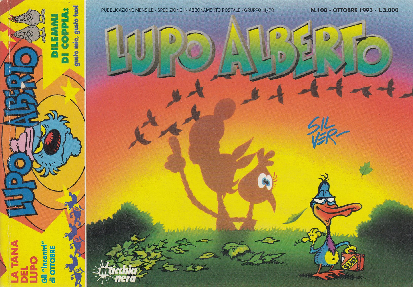 Lupo Alberto- Silver- Macchia Nera- Originale- Fascia 100/149- scegli numero-V25