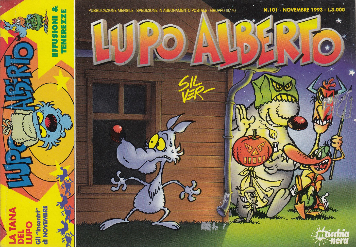 Lupo Alberto- Silver- Macchia Nera- Originale- Fascia 100/149- scegli numero-V25