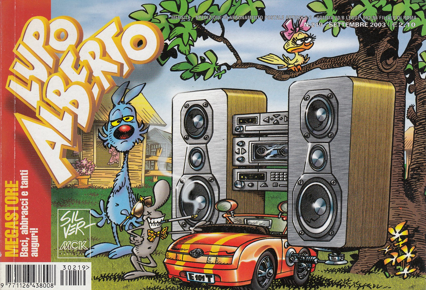 Lupo Alberto - Silver - McK- Originale- Fascia 200/249- scegli il numero- V25