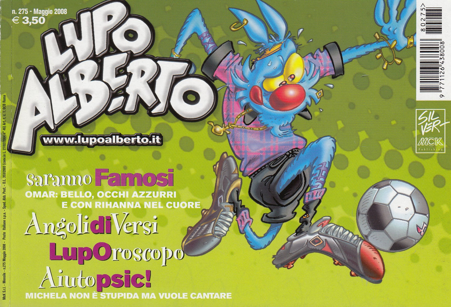 Lupo Alberto - Silver - McK- Originale- Fascia 250/299- scegli il numero- V25