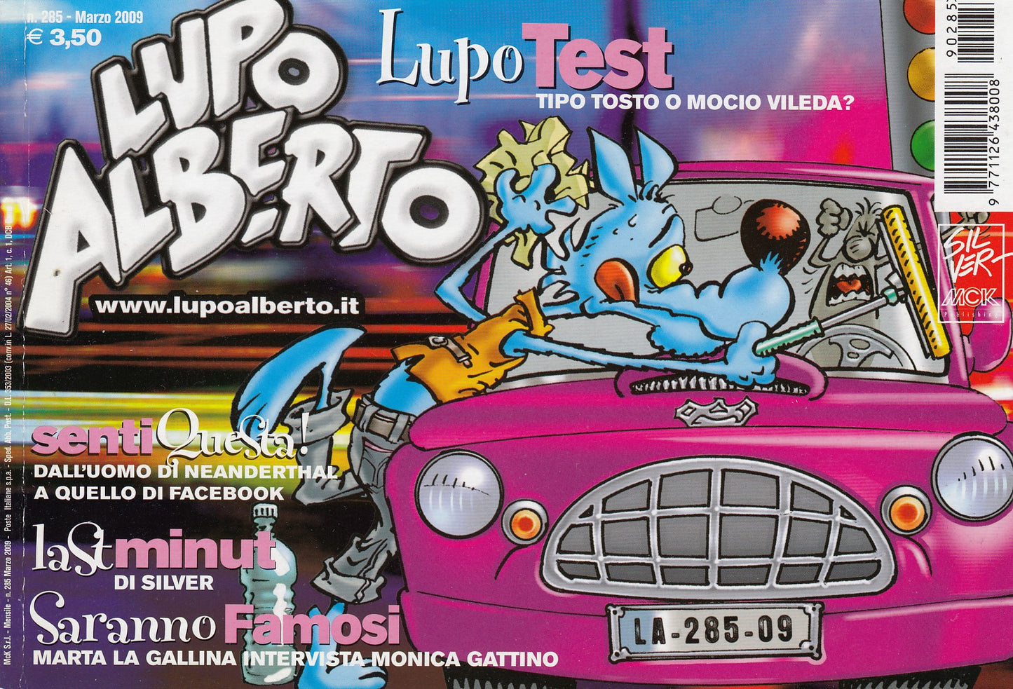 Lupo Alberto - Silver - McK- Originale- Fascia 250/299- scegli il numero- V25