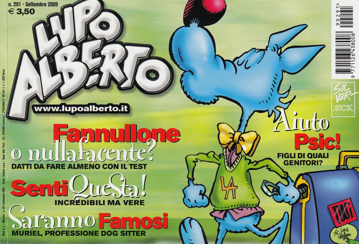 Lupo Alberto - Silver - McK- Originale- Fascia 250/299- scegli il numero- V25