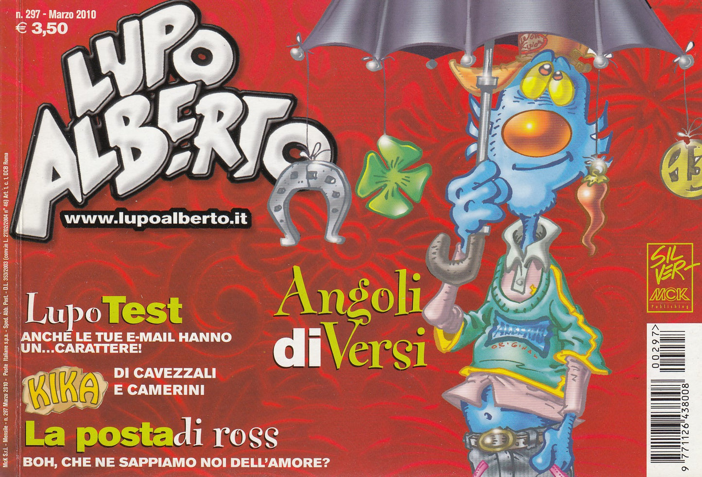 Lupo Alberto - Silver - McK- Originale- Fascia 250/299- scegli il numero- V25