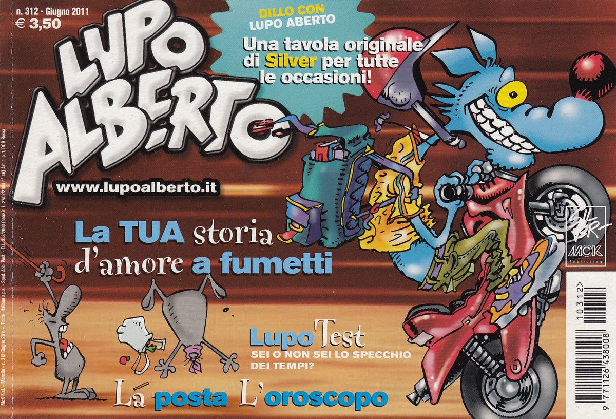 Lupo Alberto - Silver - McK- Originale- Fascia 300/349- scegli il numero- V25