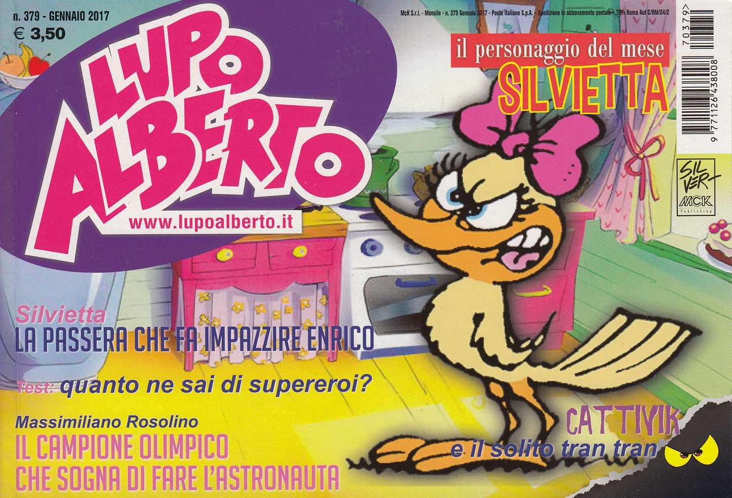 Lupo Alberto - Silver - McK- Originale- Fascia 350/399- scegli il numero- V25