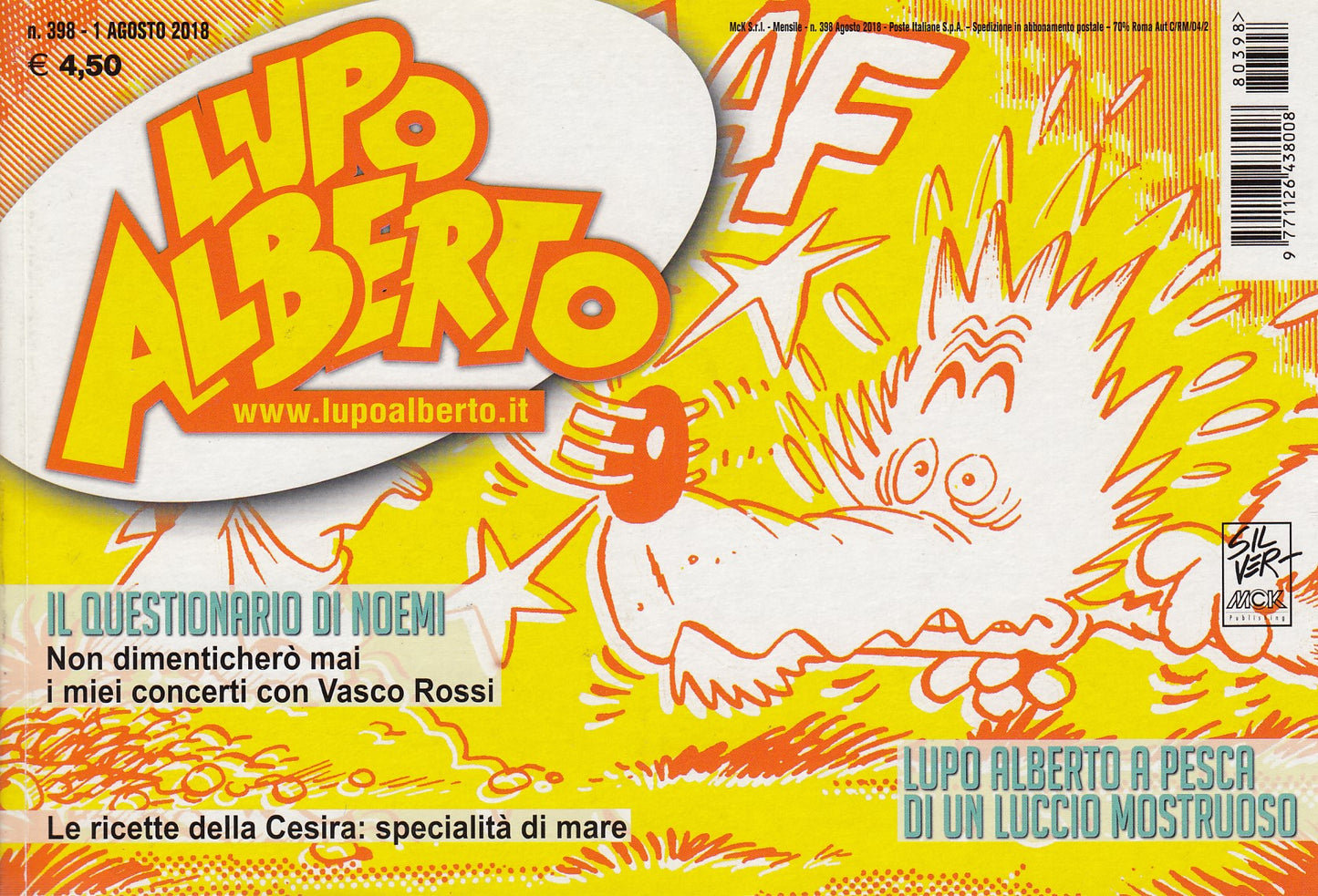 Lupo Alberto - Silver - McK- Originale- Fascia 350/399- scegli il numero- V25
