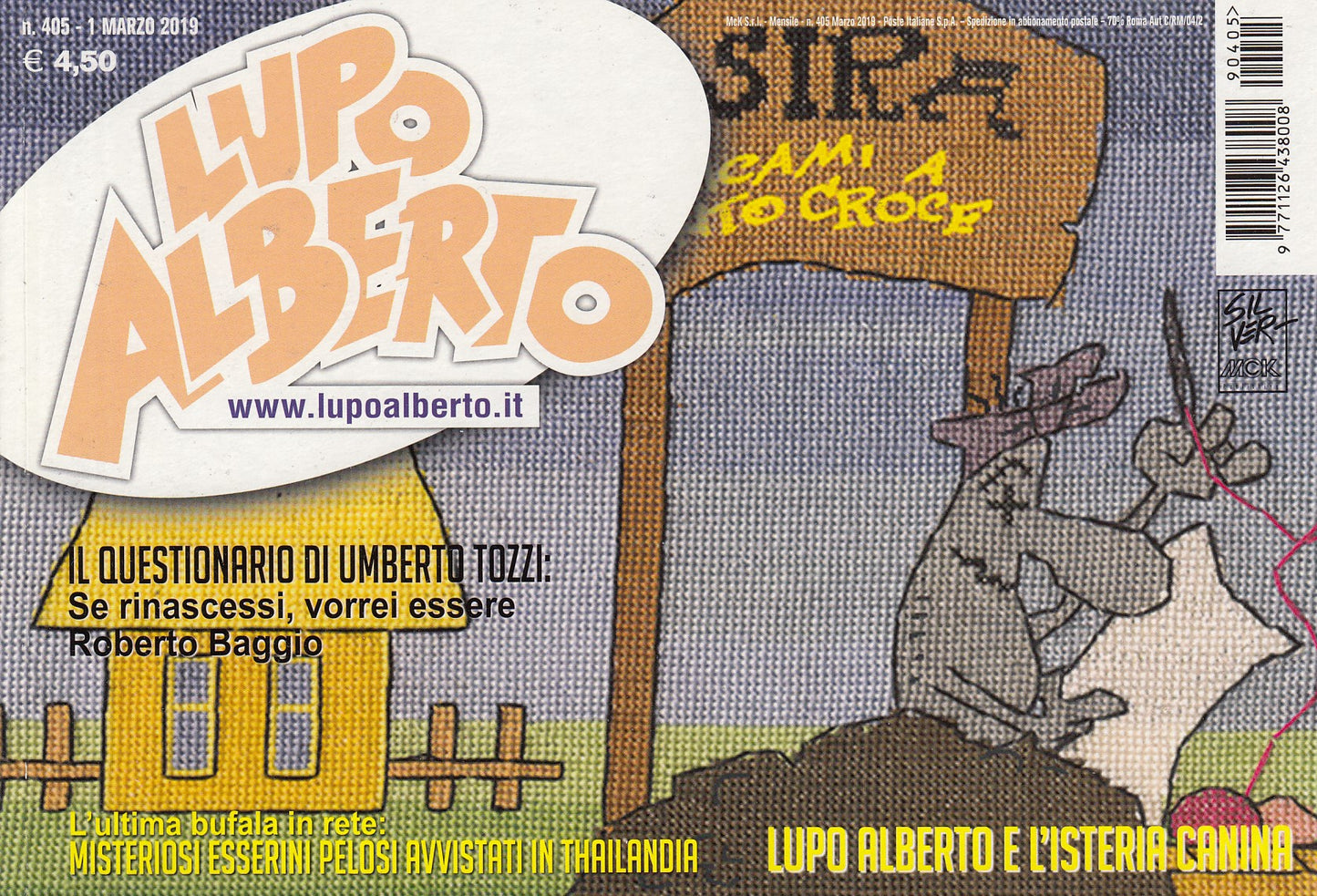 Lupo Alberto - Silver - McK- Originale- Fascia 400/453- scegli il numero- V25