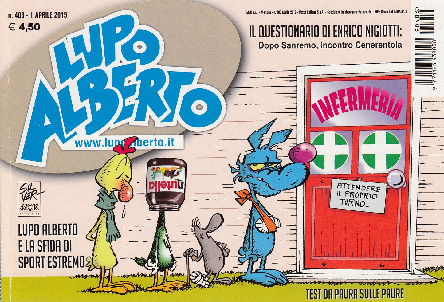 Lupo Alberto - Silver - McK- Originale- Fascia 400/453- scegli il numero- V25