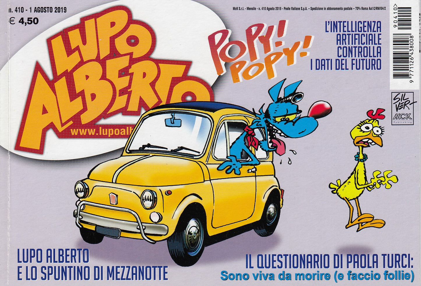 Lupo Alberto - Silver - McK- Originale- Fascia 400/453- scegli il numero- V25