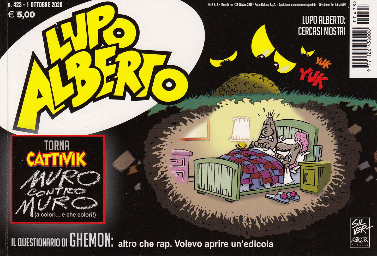 Lupo Alberto - Silver - McK- Originale- Fascia 400/453- scegli il numero- V25