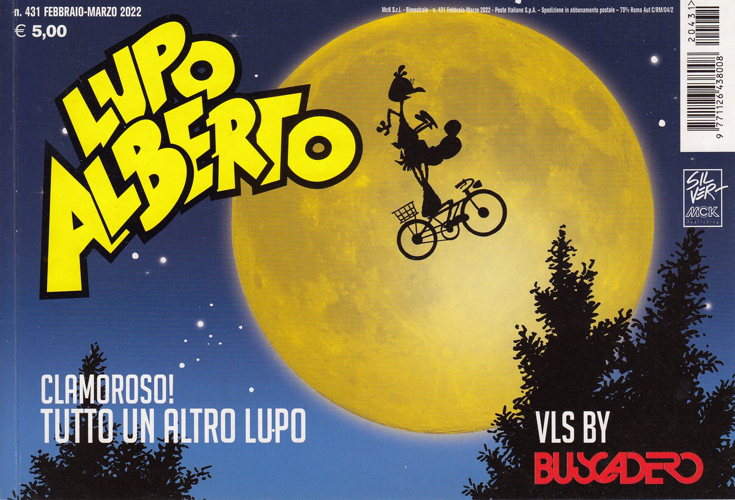 Lupo Alberto - Silver - McK- Originale- Fascia 400/453- scegli il numero- V25