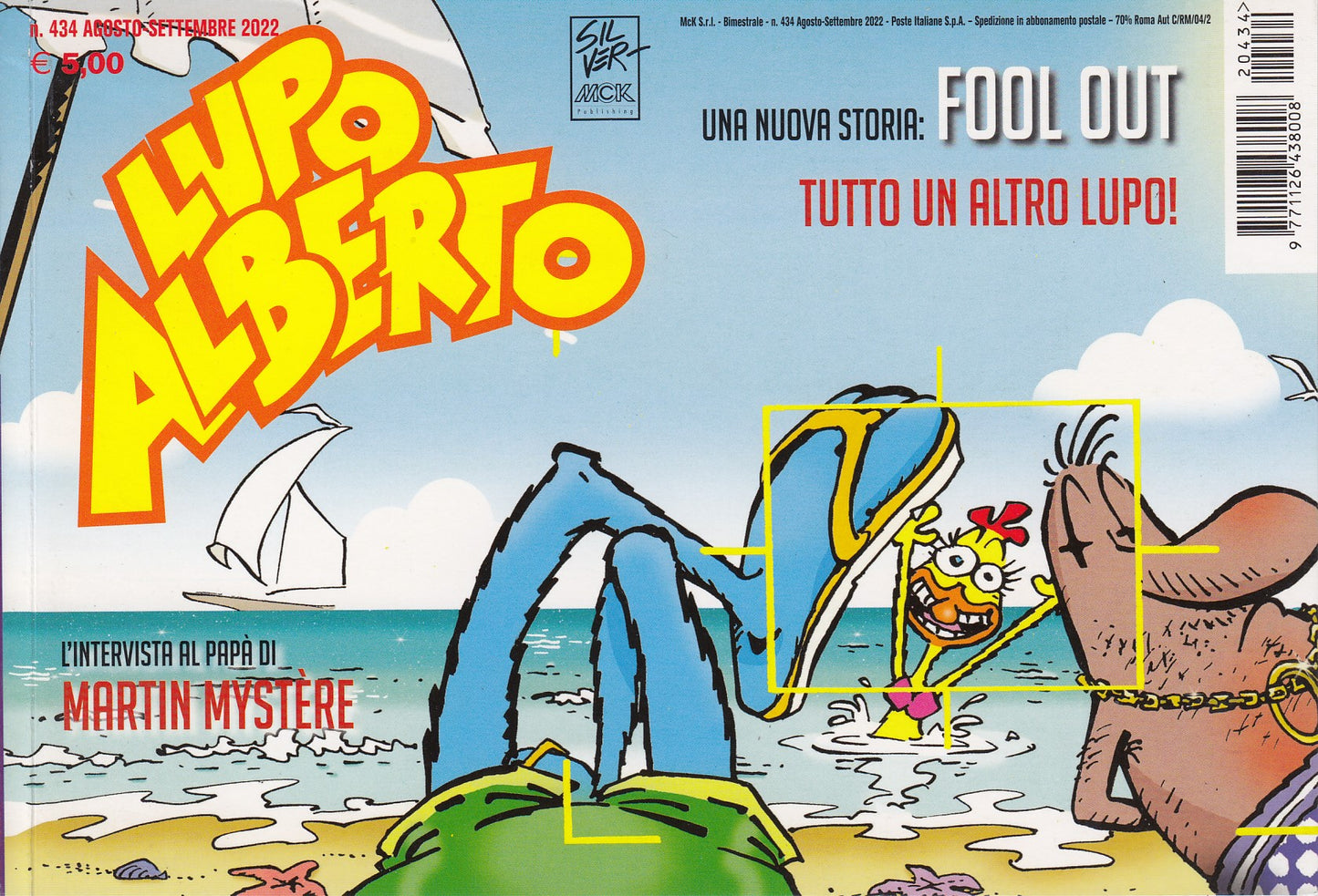 Lupo Alberto - Silver - McK- Originale- Fascia 400/453- scegli il numero- V25