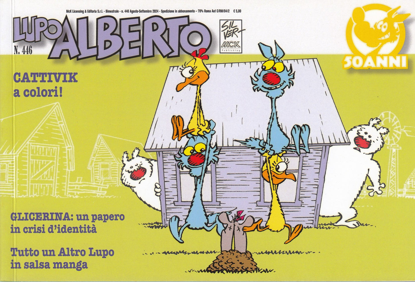 Lupo Alberto - Silver - McK- Originale- Fascia 400/453- scegli il numero- V25
