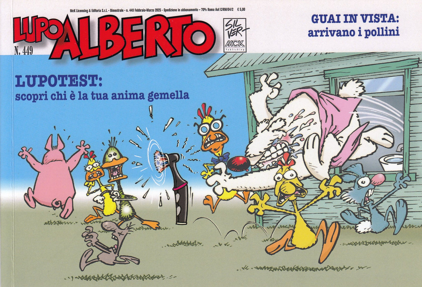 Lupo Alberto - Silver - McK- Originale- Fascia 400/453- scegli il numero- V25