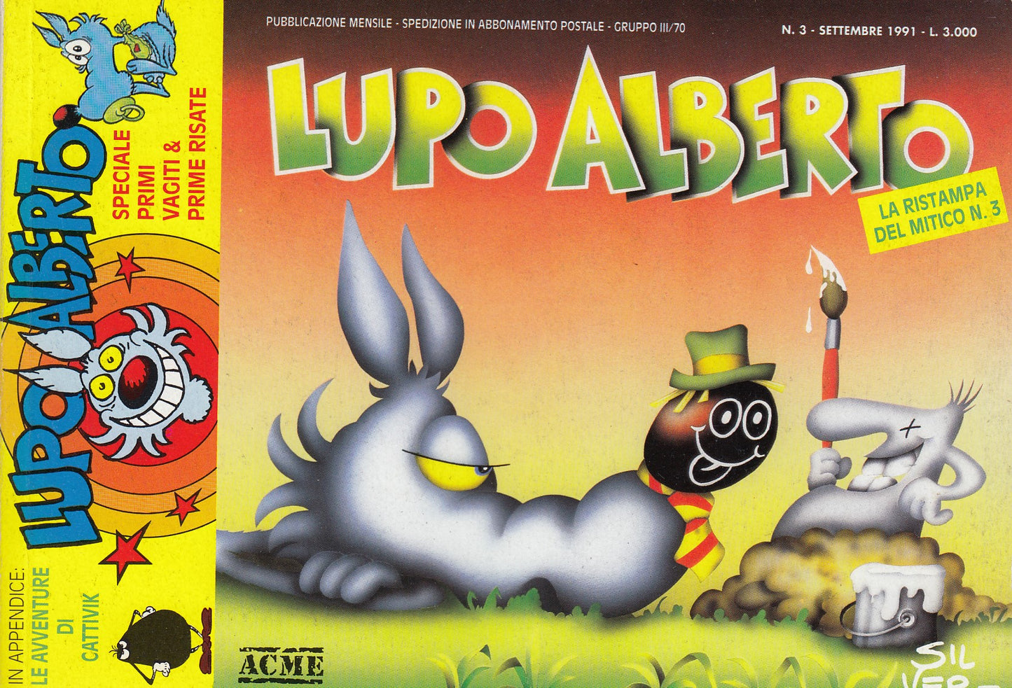 Lupo Alberto- Silver- ACME/Macchia Nera- Ristampa- Fascia 1/49- scegli inumero- V25