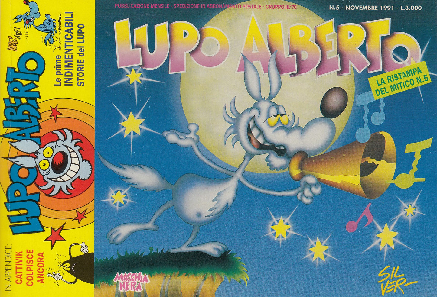 Lupo Alberto- Silver- ACME/Macchia Nera- Ristampa- Fascia 1/49- scegli inumero- V25
