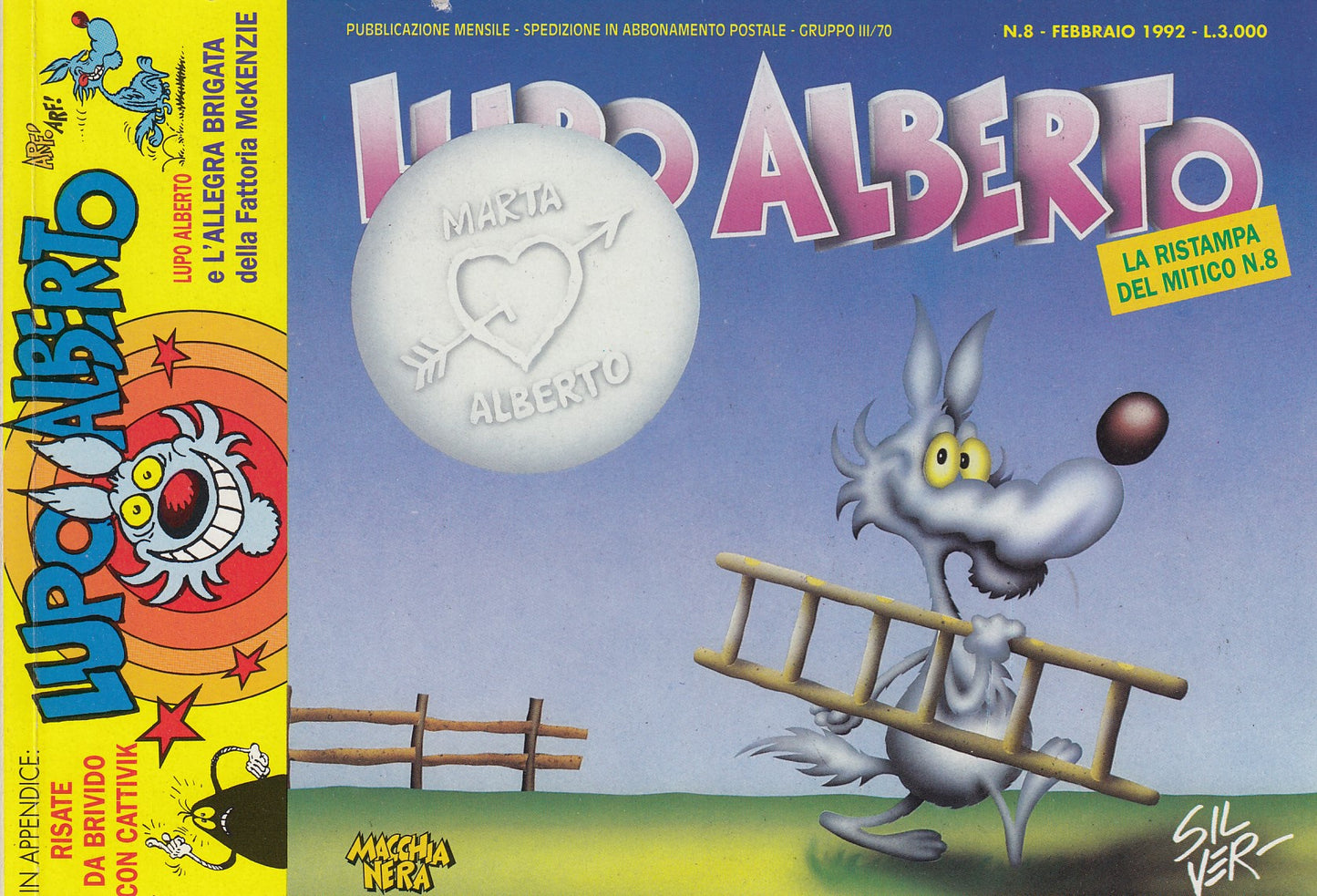 Lupo Alberto- Silver- ACME/Macchia Nera- Ristampa- Fascia 1/49- scegli inumero- V25