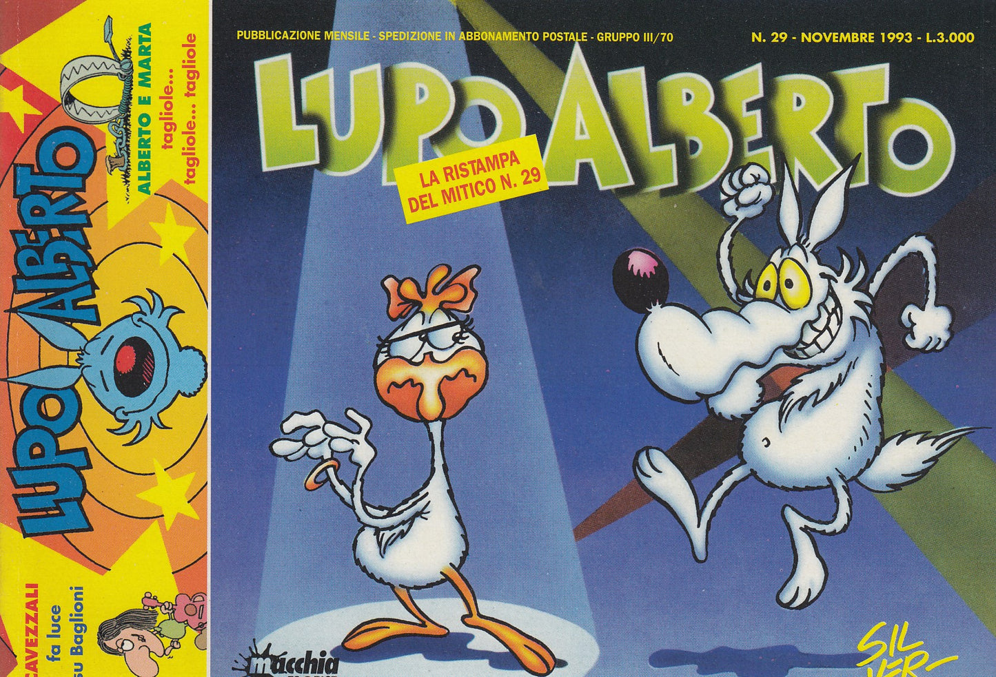Lupo Alberto- Silver- ACME/Macchia Nera- Ristampa- Fascia 1/49- scegli inumero- V25