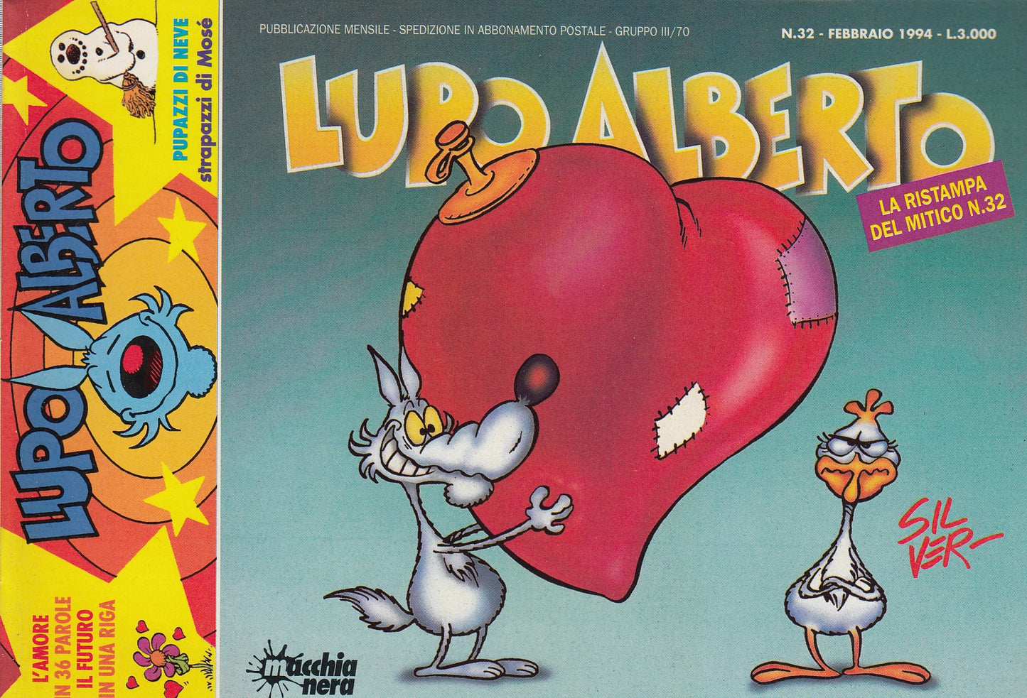 Lupo Alberto- Silver- ACME/Macchia Nera- Ristampa- Fascia 1/49- scegli inumero- V25