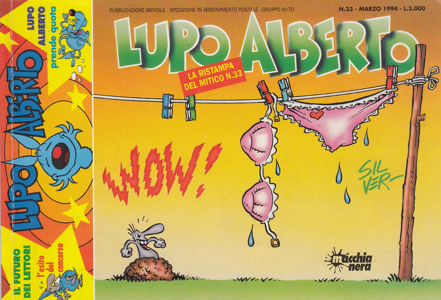 Lupo Alberto- Silver- ACME/Macchia Nera- Ristampa- Fascia 1/49- scegli inumero- V25