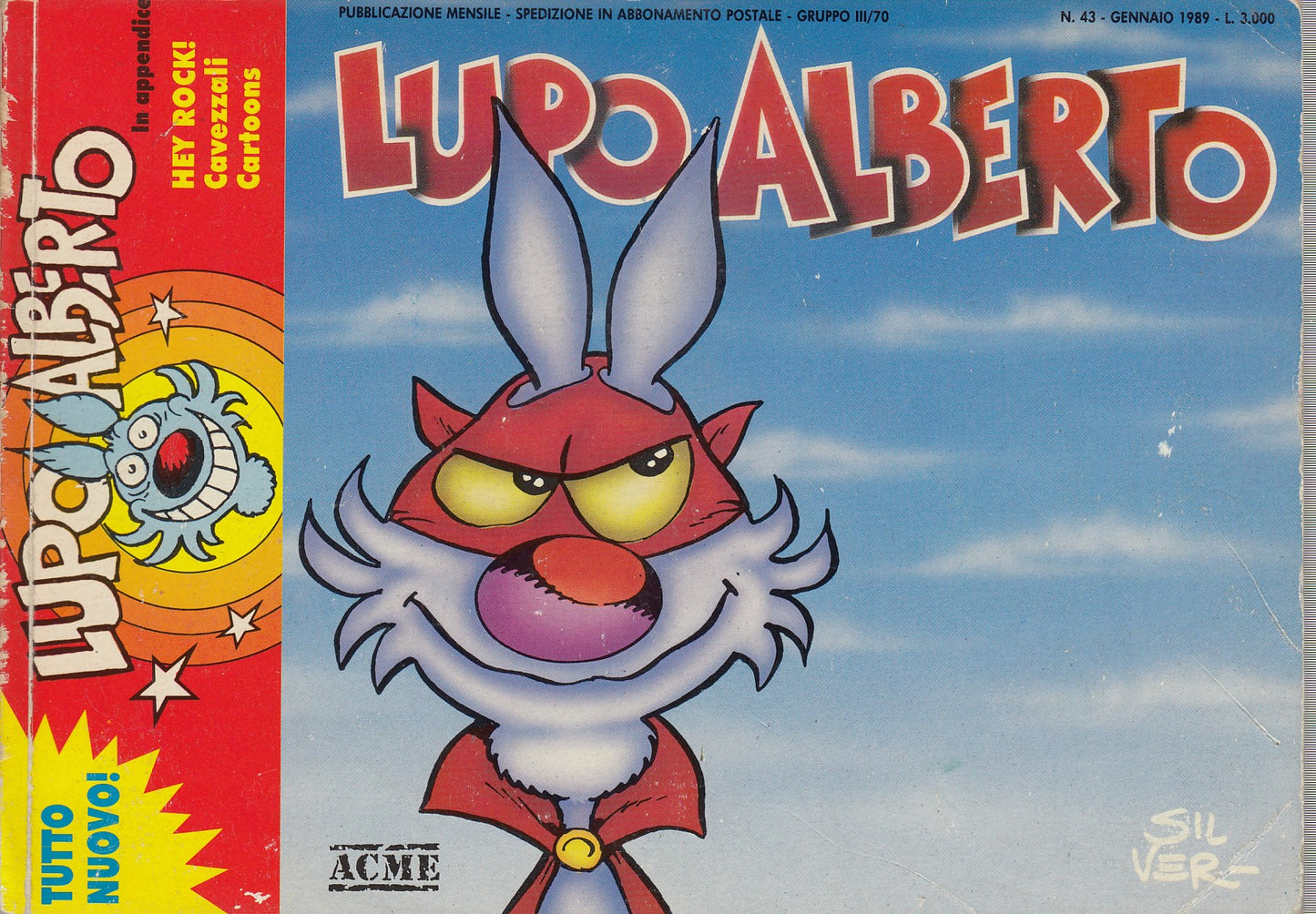Lupo Alberto - Silver - ACME- Originale - Fascia 43/75 - scegli il numero- V25