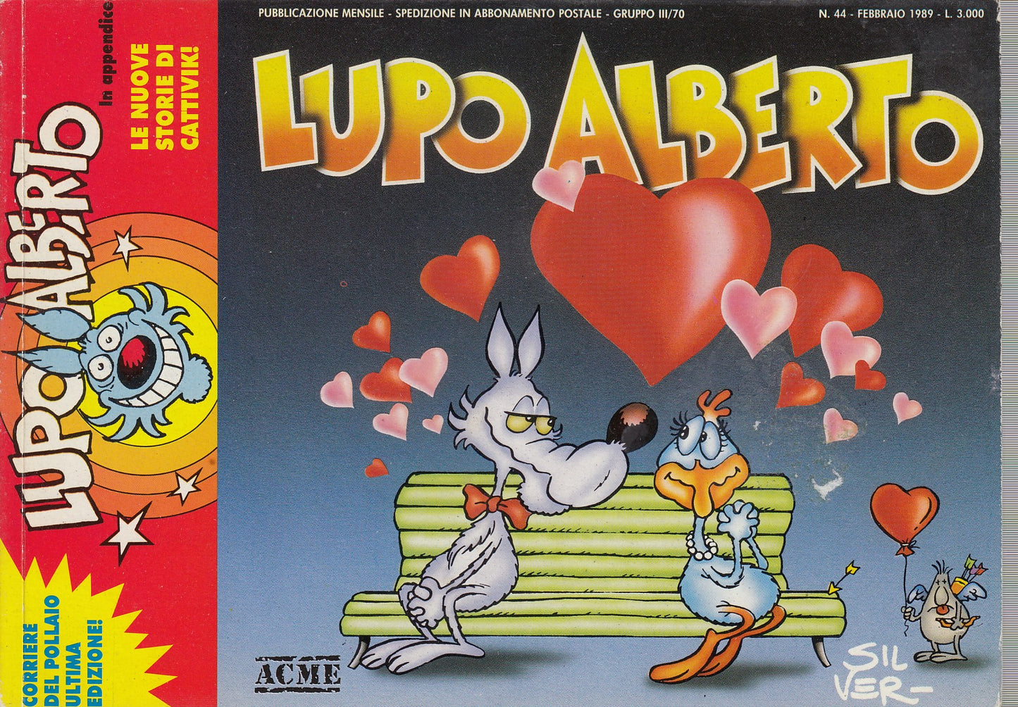 Lupo Alberto - Silver - ACME- Originale - Fascia 43/75 - scegli il numero- V25