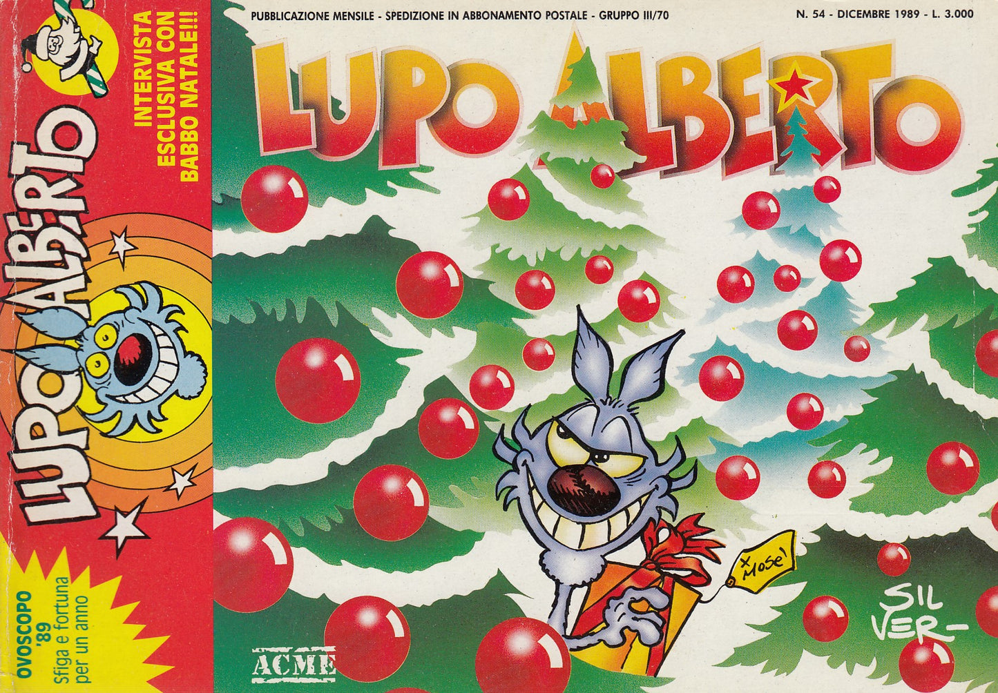 Lupo Alberto - Silver - ACME- Originale - Fascia 43/75 - scegli il numero- V25