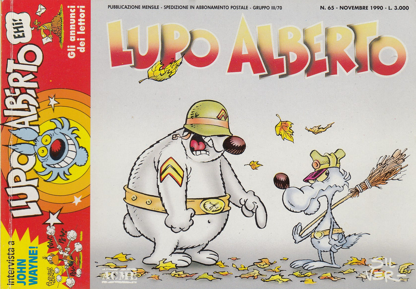 Lupo Alberto - Silver - ACME- Originale - Fascia 43/75 - scegli il numero- V25