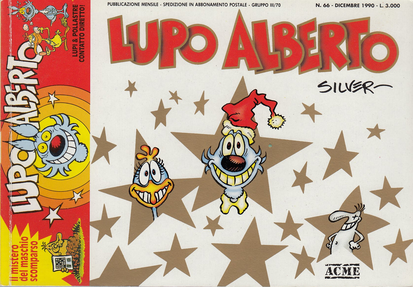 Lupo Alberto - Silver - ACME- Originale - Fascia 43/75 - scegli il numero- V25