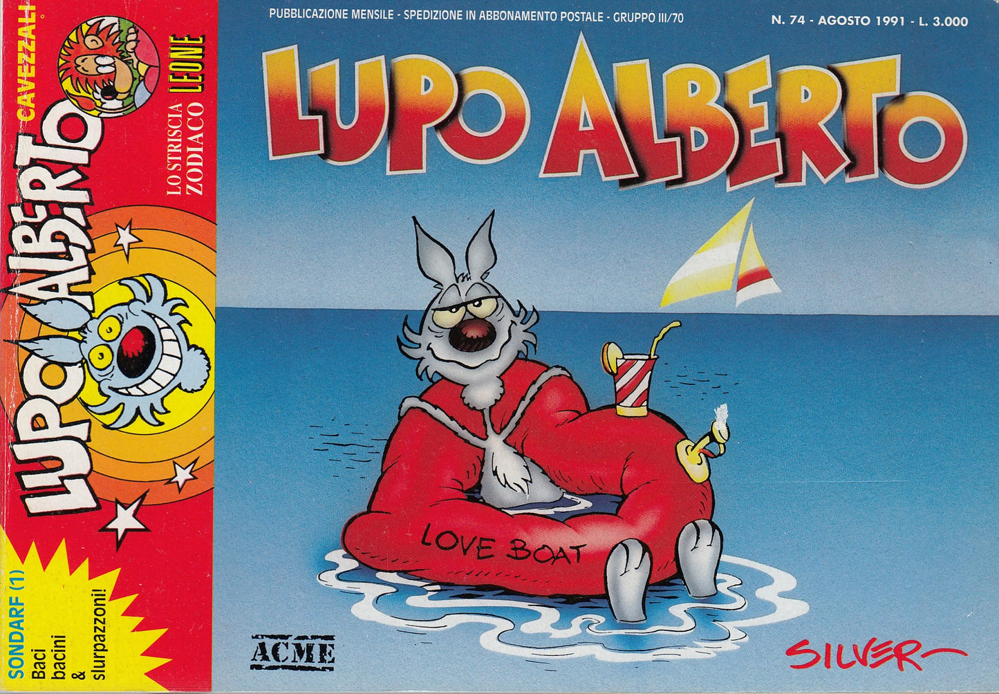 Lupo Alberto - Silver - ACME- Originale - Fascia 43/75 - scegli il numero- V25
