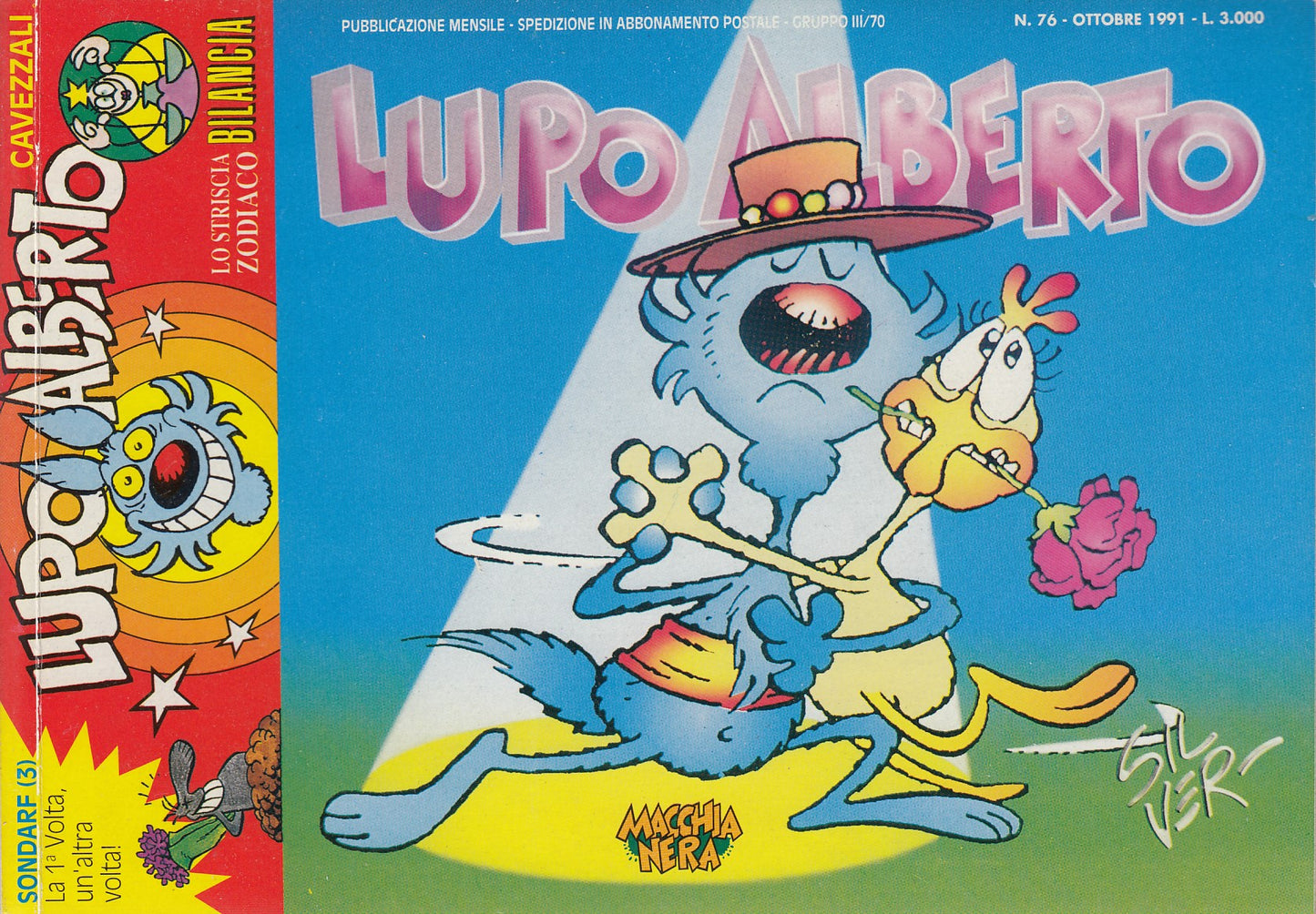 Lupo Alberto- Silver- Macchia Nera- Originale- Fascia 76/99- scegli numero- V25