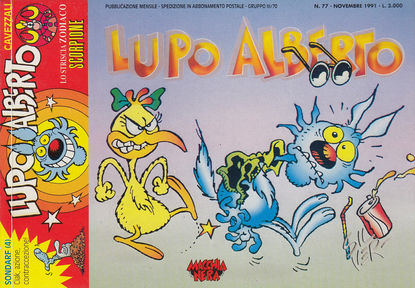 Lupo Alberto- Silver- Macchia Nera- Originale- Fascia 76/99- scegli numero- V25
