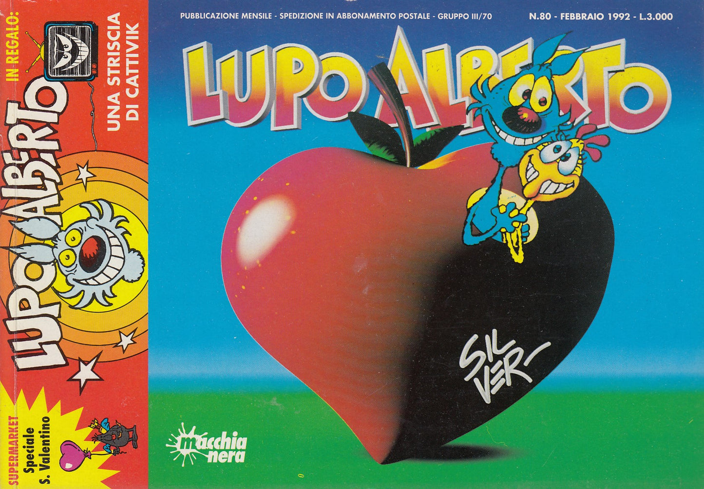 Lupo Alberto- Silver- Macchia Nera- Originale- Fascia 76/99- scegli numero- V25
