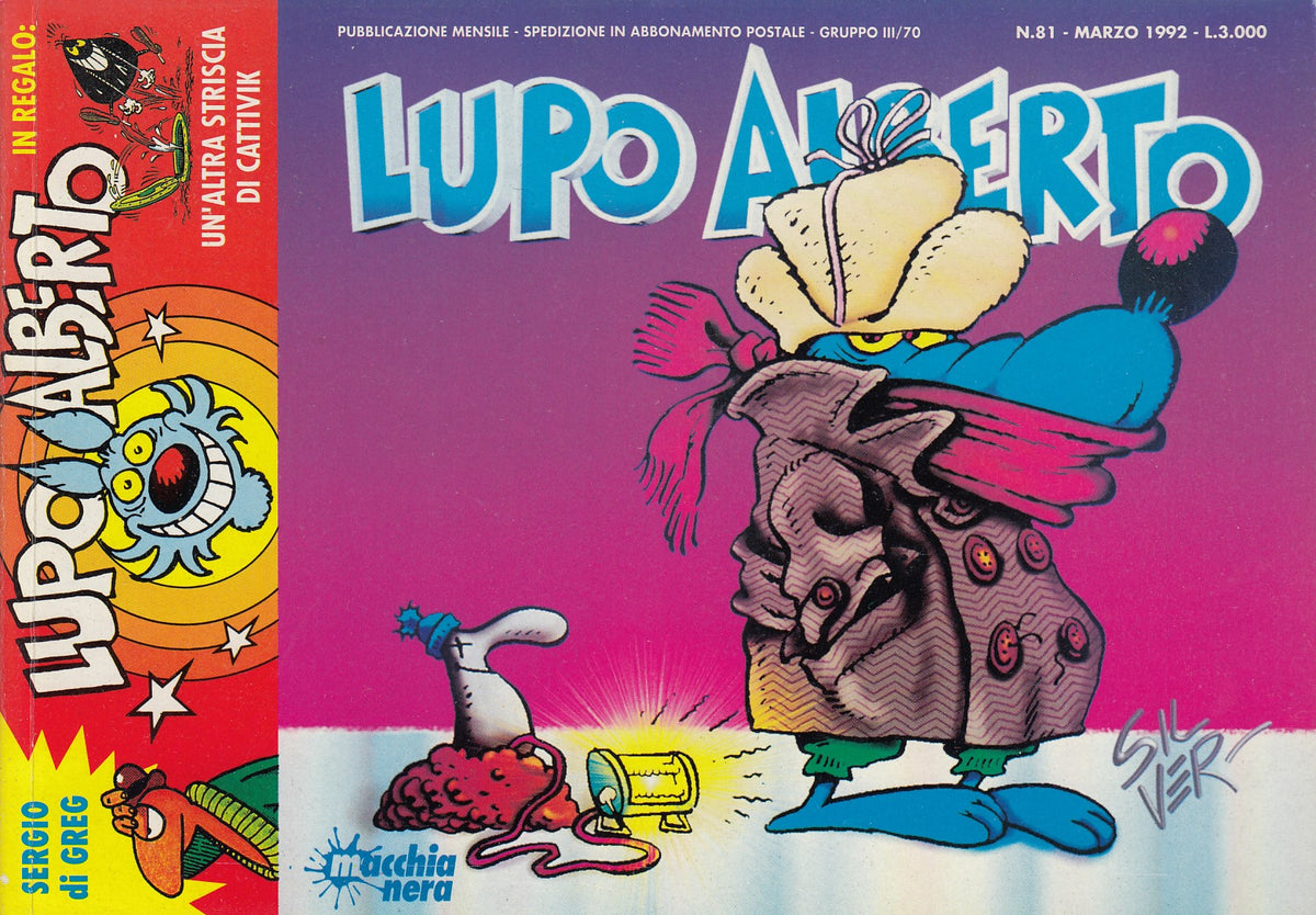 Lupo Alberto- Silver- Macchia Nera- Originale- Fascia 76/99- scegli numero- V25