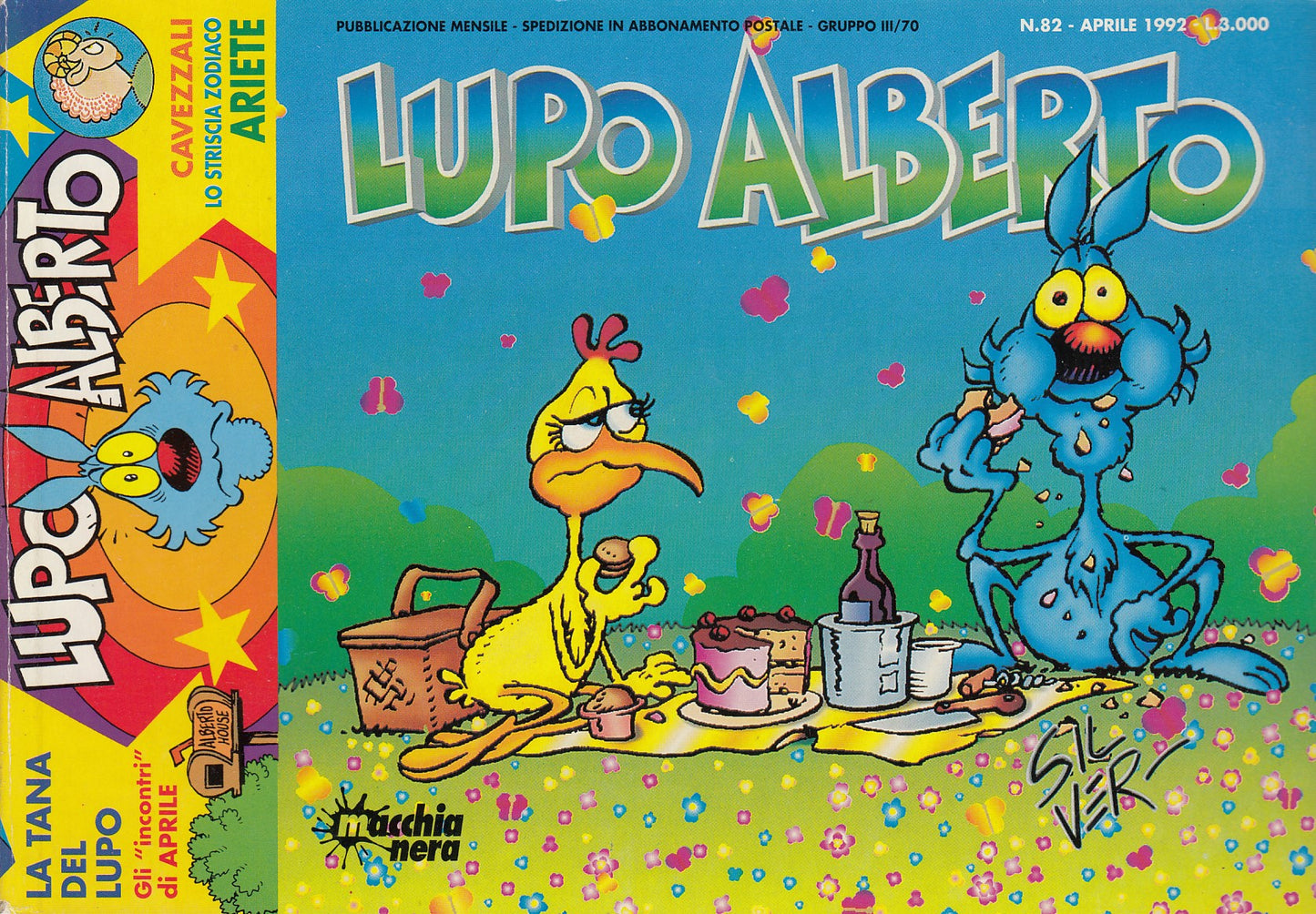 Lupo Alberto- Silver- Macchia Nera- Originale- Fascia 76/99- scegli numero- V25