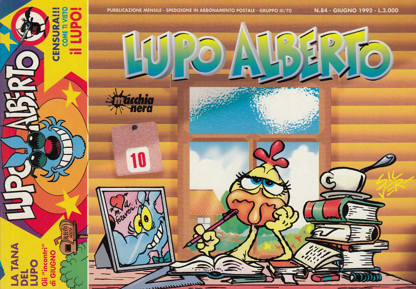Lupo Alberto- Silver- Macchia Nera- Originale- Fascia 76/99- scegli numero- V25