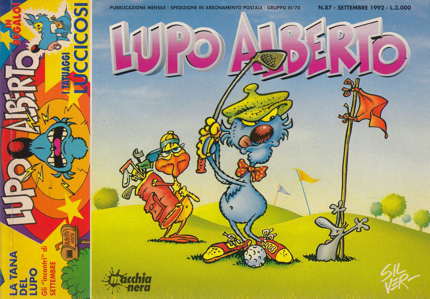 Lupo Alberto- Silver- Macchia Nera- Originale- Fascia 76/99- scegli numero- V25