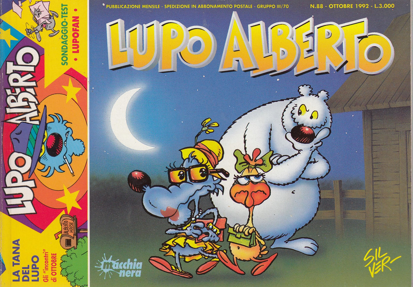 Lupo Alberto- Silver- Macchia Nera- Originale- Fascia 76/99- scegli numero- V25