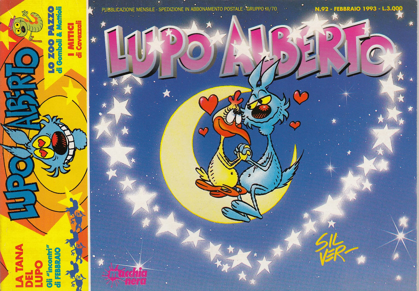 Lupo Alberto- Silver- Macchia Nera- Originale- Fascia 76/99- scegli numero- V25