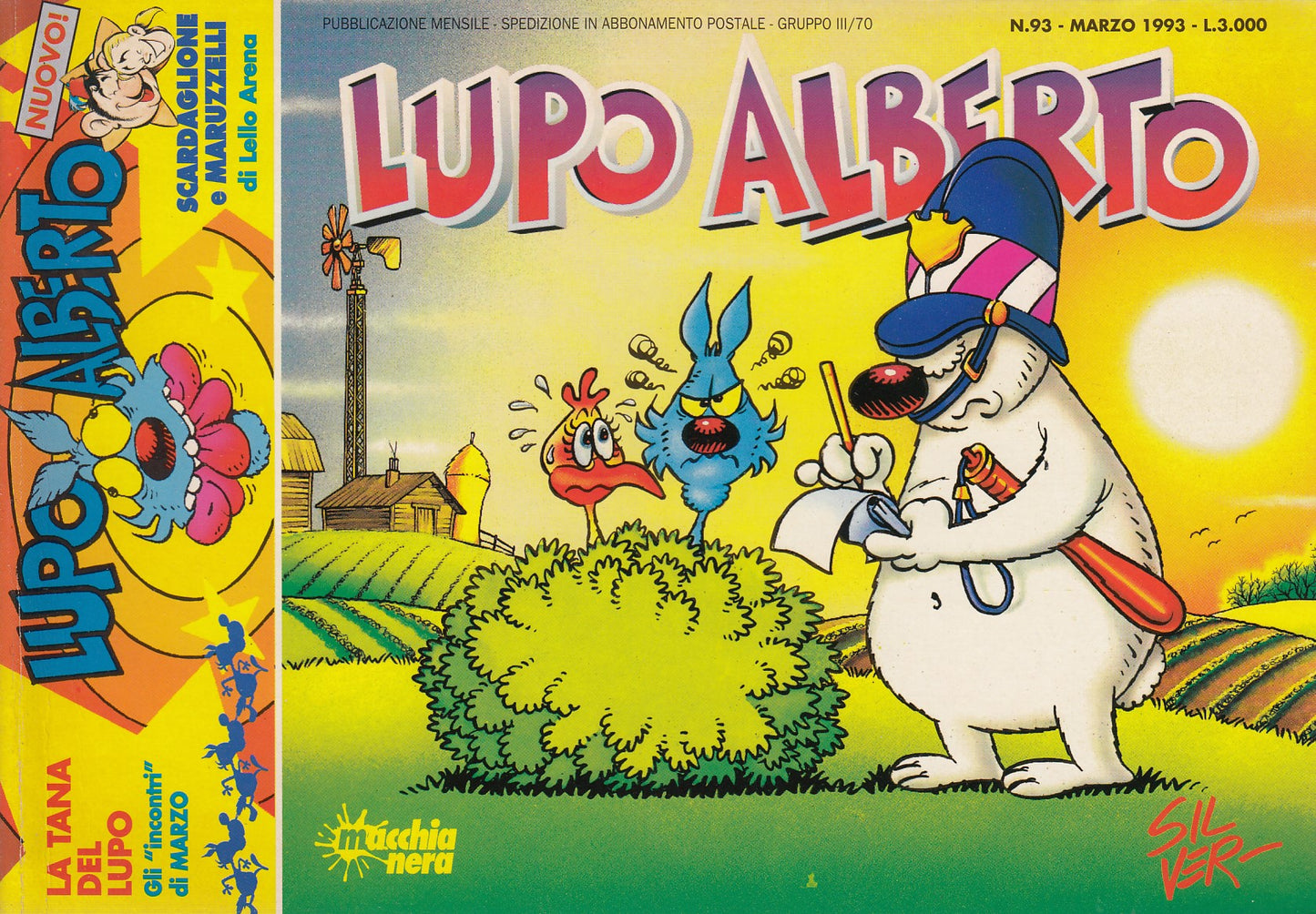 Lupo Alberto- Silver- Macchia Nera- Originale- Fascia 76/99- scegli numero- V25