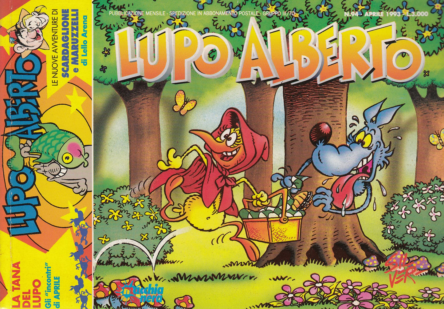 Lupo Alberto- Silver- Macchia Nera- Originale- Fascia 76/99- scegli numero- V25