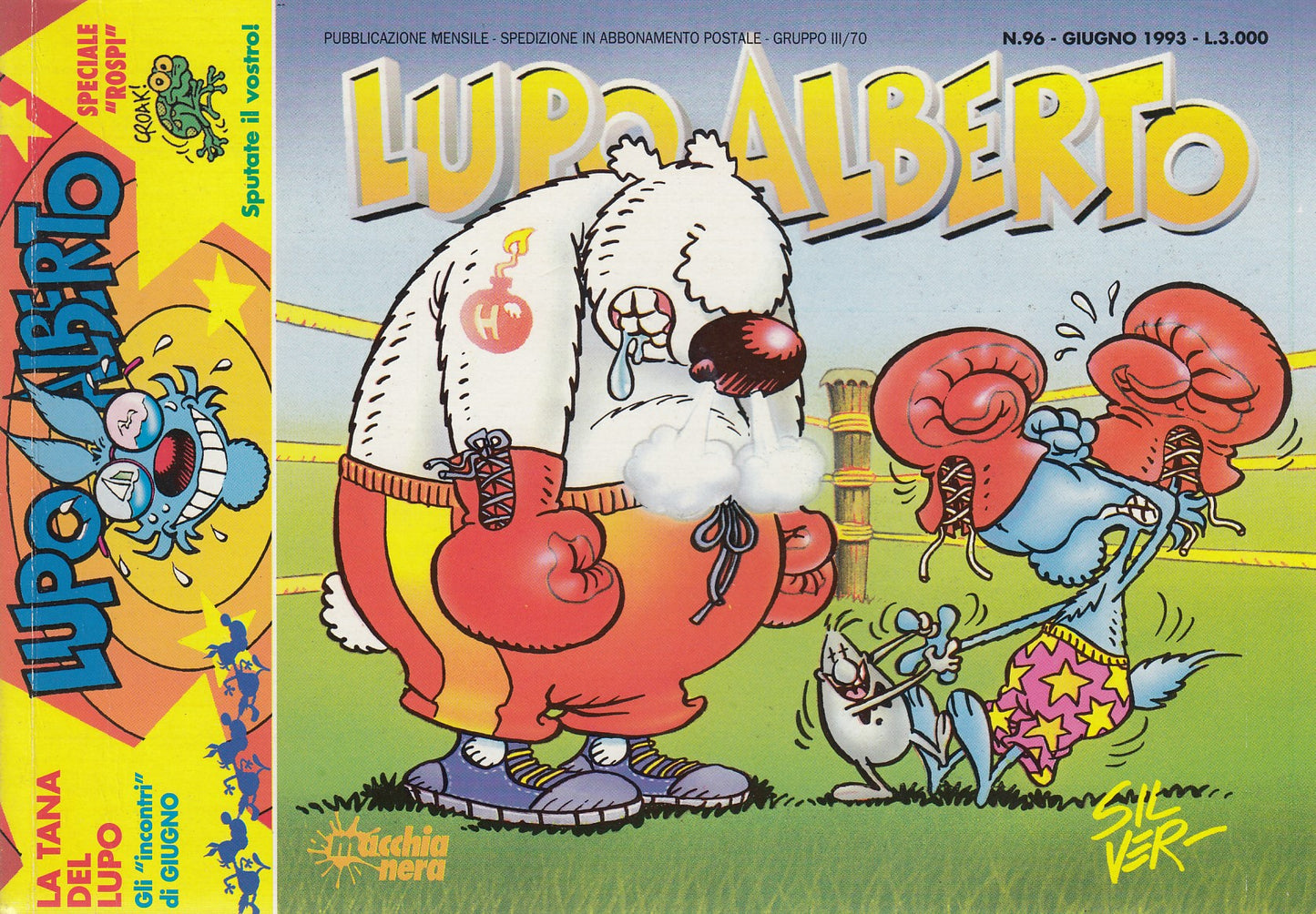 Lupo Alberto- Silver- Macchia Nera- Originale- Fascia 76/99- scegli numero- V25