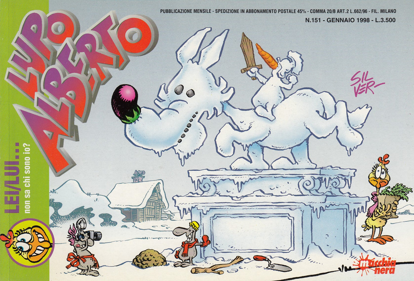 Lupo Alberto- Silver- Macchia Nera/McK- Originale- Fascia 150/199- scegli numero- V25