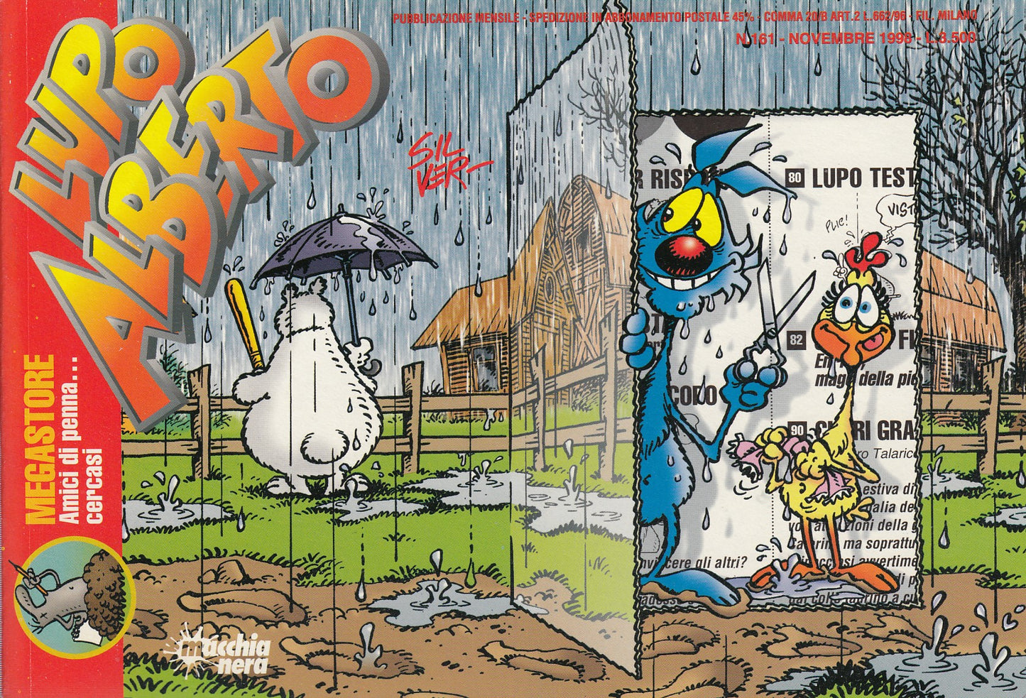Lupo Alberto- Silver- Macchia Nera/McK- Originale- Fascia 150/199- scegli numero- V25