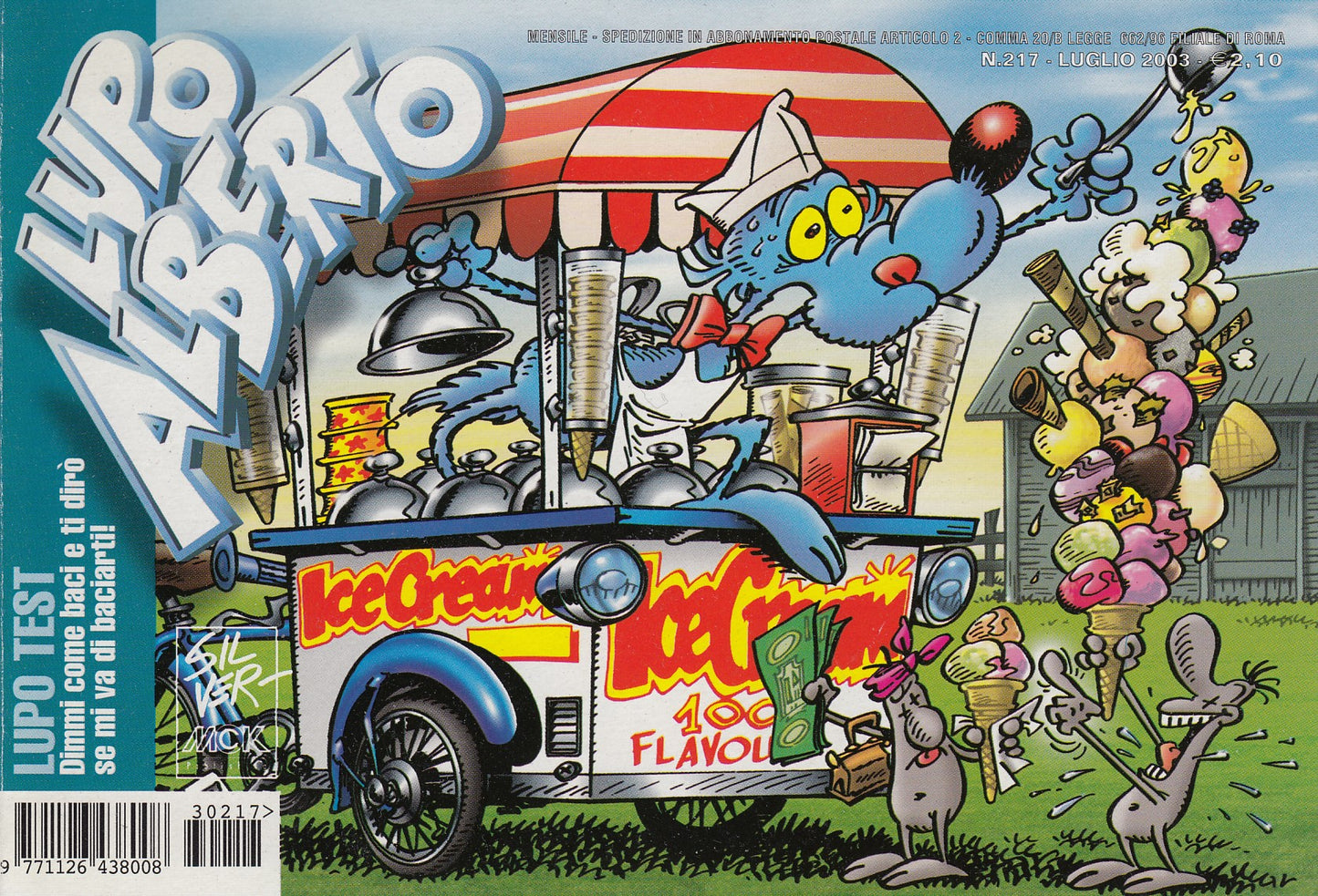 Lupo Alberto - Silver - McK- Originale- Fascia 200/249- scegli il numero- V25