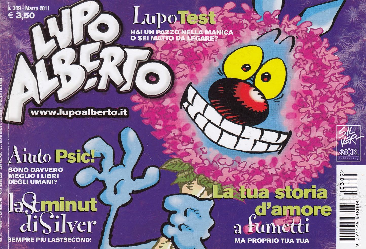 Lupo Alberto - Silver - McK- Originale- Fascia 300/349- scegli il numero- V25