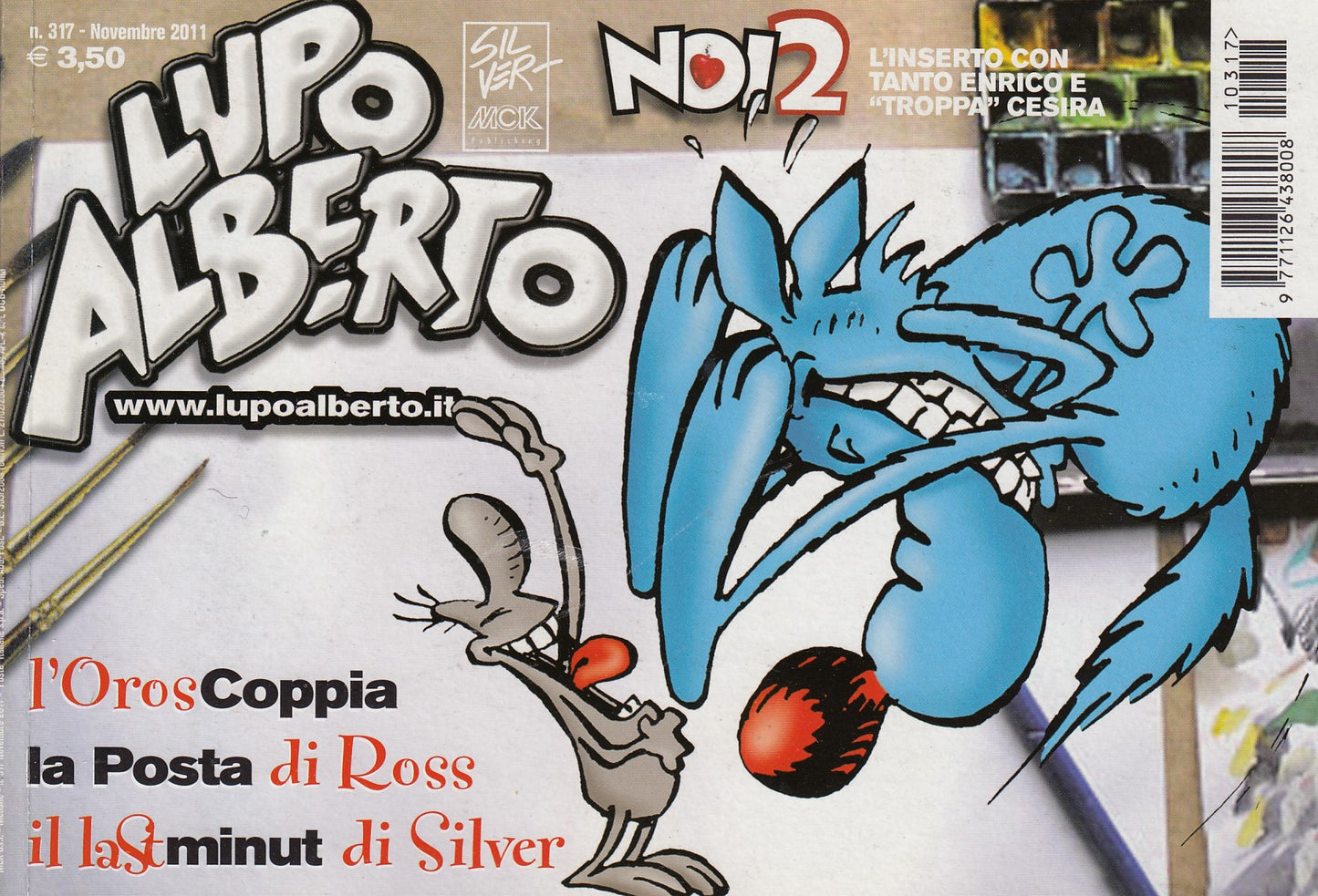 Lupo Alberto - Silver - McK- Originale- Fascia 300/349- scegli il numero- V25