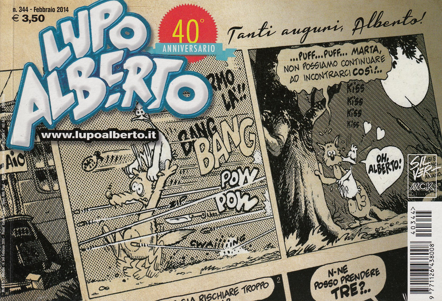 Lupo Alberto - Silver - McK- Originale- Fascia 300/349- scegli il numero- V25
