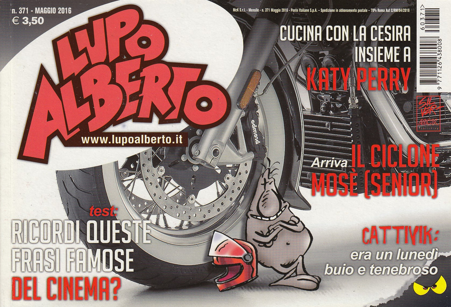 Lupo Alberto - Silver - McK- Originale- Fascia 350/399- scegli il numero- V25