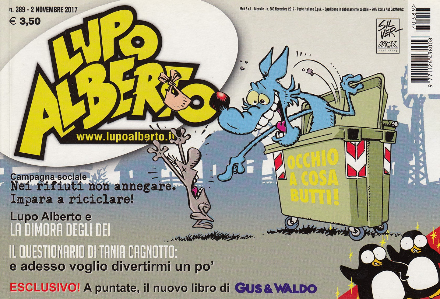 Lupo Alberto - Silver - McK- Originale- Fascia 350/399- scegli il numero- V25